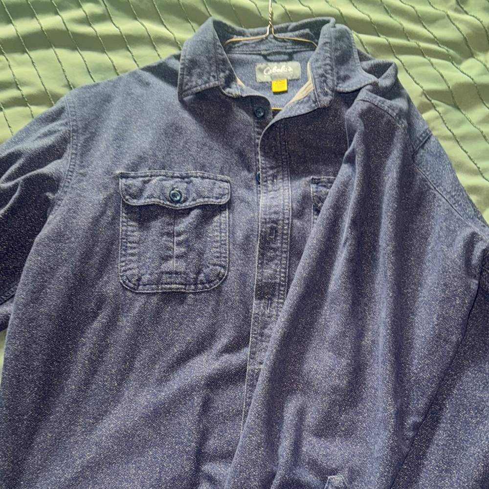 Cabela's Black Lightweight Shirt Jacket
